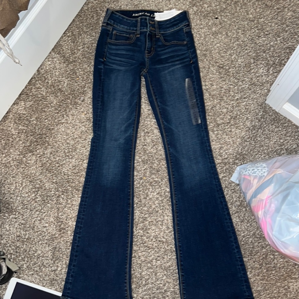 american eagle flare jeans